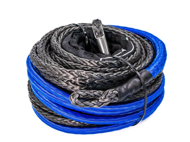 Carbon Winch 12000lb 24m x 10mm Synthetic Black Winch Rope Replacement - CW - ROPE24X10BLACK 2 Carbon Offroad